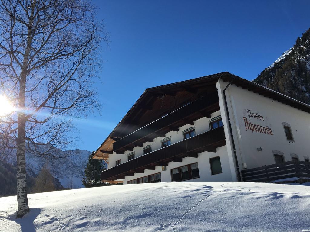 Pension Alpenrose Sankt Sigmund im Sellrain Exterior foto