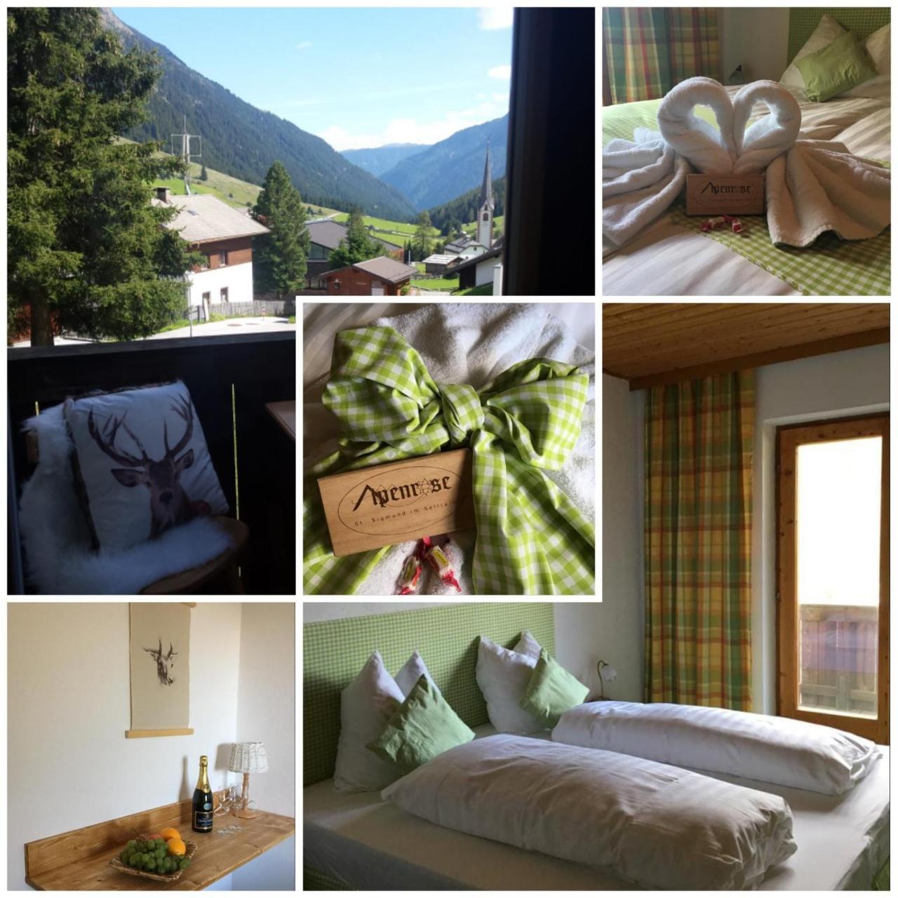 Pension Alpenrose Sankt Sigmund im Sellrain Exterior foto